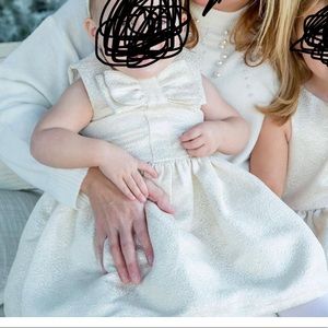 Carters gold bow dress 24 months